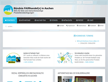 Tablet Screenshot of fairhandeln.info